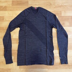 Tracksmith Men's Brighton Base Layer - Size Small (Navy Blue)
